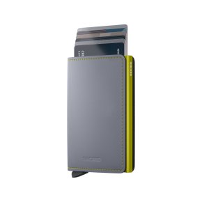 Secrid Slimwallet matte grey & lime